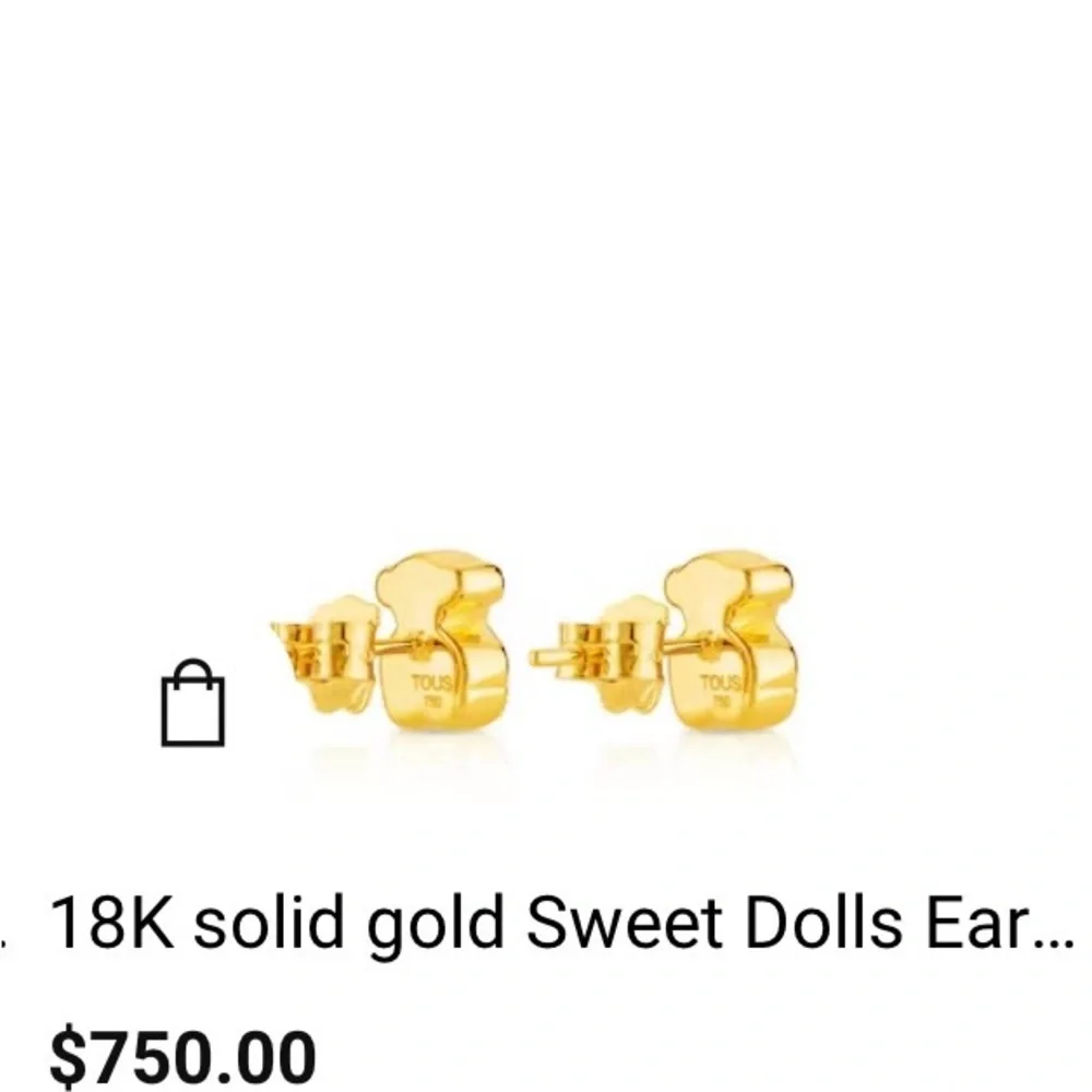 18K Gold Sweet Dolls Earrings - Picture 2 of 13